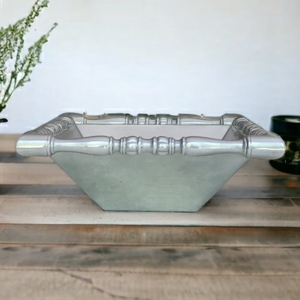 Reed & Barton The Bannister Collection 9" Silver Square Bowl